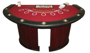 blackjack table rental indiana